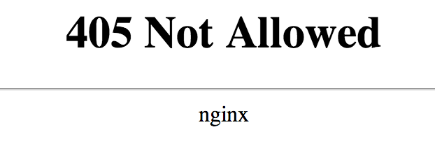 關(guān)于HTTP請求出現(xiàn) 405狀態(tài)碼not allowed的解決辦法